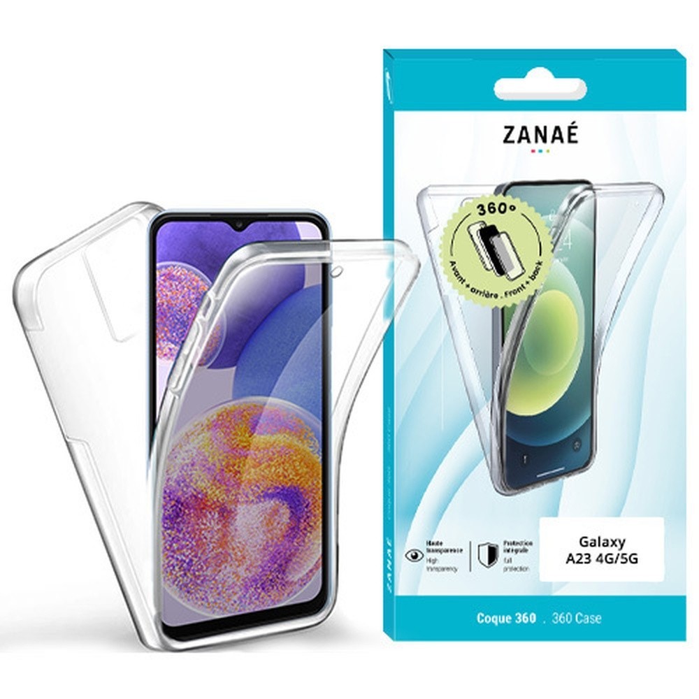 Coque 360 Transparente pour Galaxy A23
