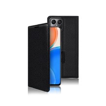 Etui portefeuille Zanae pour Honor X8 en noir