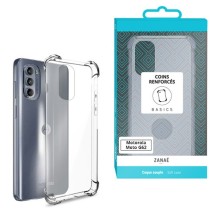 Coque Silicone Transparente avec Coins Renforcés pour Motorola Moto G62