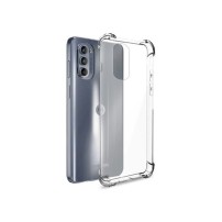 Coque Silicone Transparente avec Coins Renforcés pour Motorola Moto G62