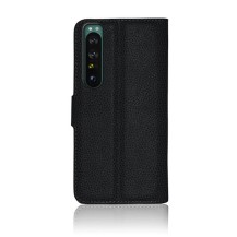 Etui Portefeuille Zanae pour Sony Xperia 1 IV Noir