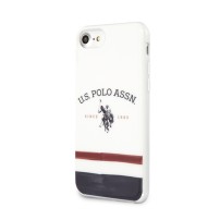 Coque silicone blanche avec logo USPA pour iPhone