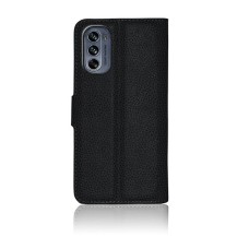 Etui Portefeuille Zanae pour Motorola G62 en noir