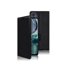 Etui Portefeuille Zanae pour Motorola G62 en noir