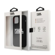 Coque noire avec logo Karl pour iPhone 12 et 12 Pro