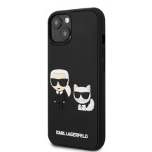 Coque noire Karl & Choupette 3D pour iPhone 13