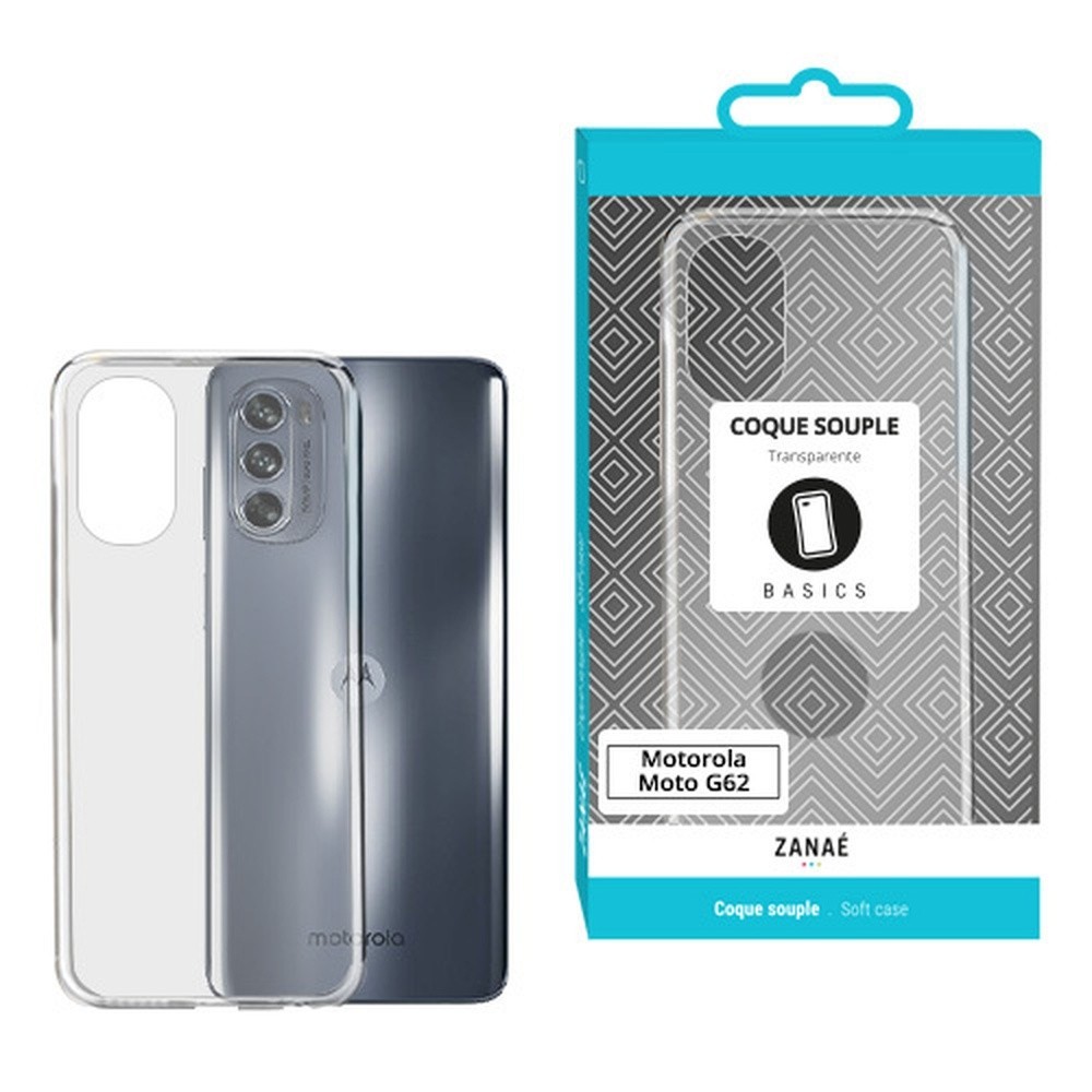 Coque Softgel pour Motorola Moto G62 transparente