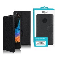 Visuel de l'étui portefeuille Zanae noir pour Galaxy Xcover 6 Pro
