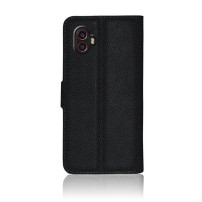 Visuel de l'étui portefeuille Zanae noir pour Galaxy Xcover 6 Pro