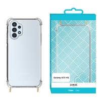 Image de la coque Cordella transparente avec anneaux dorés pour Galaxy A13