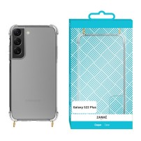 Coque Cordella avec anneaux dorés pour Galaxy S22 Plus
