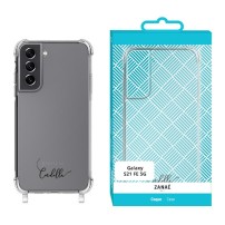 Coque transparente avec anneaux pour Galaxy S21 FE