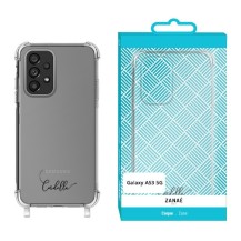 Coque transparente Cordella avec anneaux pour Galaxy A53 5G