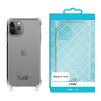 Coque imprimée transparent avec anneaux pour iPhone 11 Pro