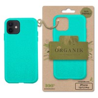 Coque Organik vert menthe pour iPhone 12 et 12 Pro