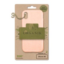 Coque Organik rose pour iPhone XR