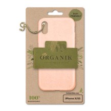 Coque Organik rose pour iPhone X et XS