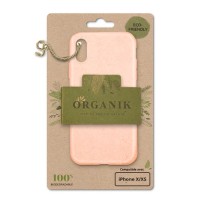 Coque Organik rose pour iPhone X et XS