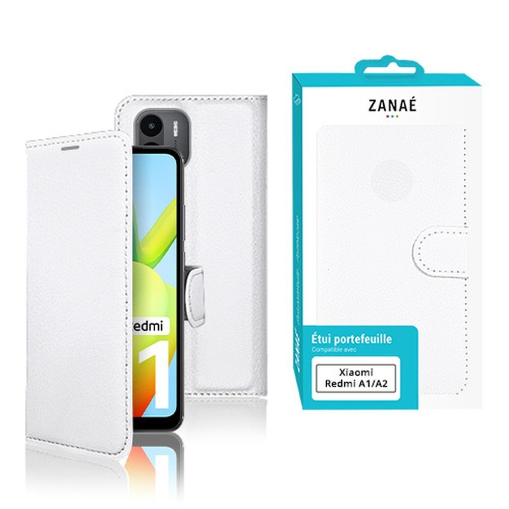 Zanae Wallet Blanc pour Xiaomi Redmi A2