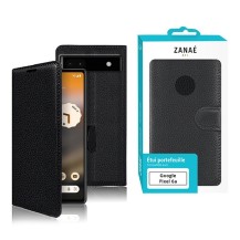 Étui portefeuille Zanae noir pour Google Pixel 6a