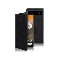 Étui portefeuille Zanae noir pour Google Pixel 6a