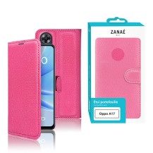 Zanae Wallet pour Oppo A17 Fushia - Vue principale