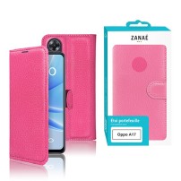 Zanae Wallet pour Oppo A17 Fushia - Vue principale