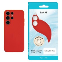 Coque Zanae Color Rouge pour Galaxy S23 Ultra