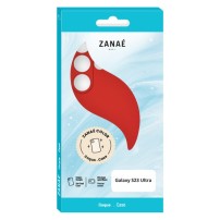 Coque Zanae Color Rouge pour Galaxy S23 Ultra