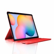 Étui rotatif rouge compatible Galaxy Tab S6 Lite