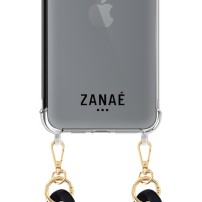 Coque iPhone 14 transparente avec logo et anneaux intégrés