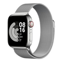 Bracelet en métal argent pour Apple Watch