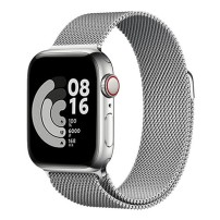 Bracelet en métal argent pour Apple Watch