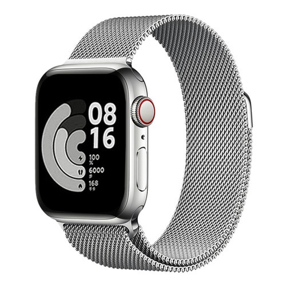 Bracelet en métal argent pour Apple Watch
