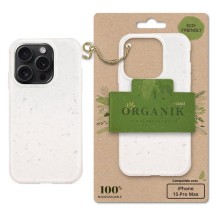 Coque Organik blanche pour iPhone 15 Pro Max