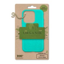 Coque Organik Menthe pour iPhone 15 Pro Max sur fond blanc