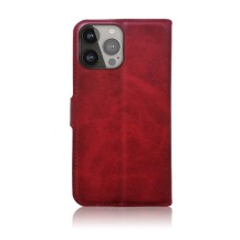 Etui portefeuille rouge pour iPhone 13 Pro Max