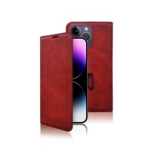 Etui Portefeuille Zanae Columbia Rouge pour iPhone 14 Pro Max