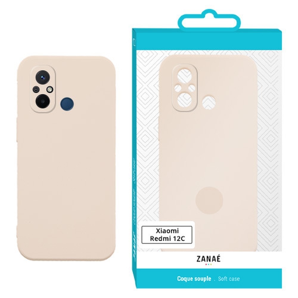 Coque Zanae Color Beige pour Redmi 12C