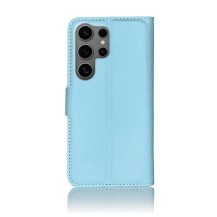 Étui portefeuille bleu clair pour Galaxy S24 Ultra