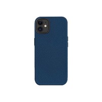 Coque Easy Rider en cuir marine pour iPhone 11