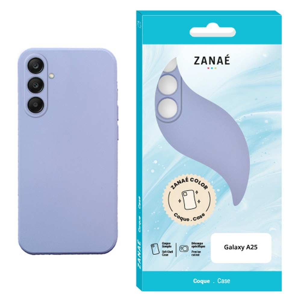 Coque Zanae Color Lilas pour Galaxy A25