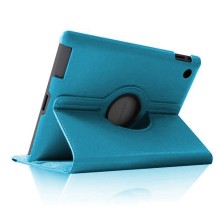 Étui rotatif bleu clair pour Galaxy Tab A9 8.7