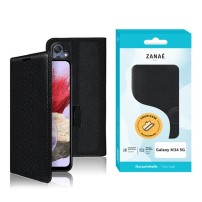 Etui Portefeuille Zanae pour Galaxy M34 5G Noir