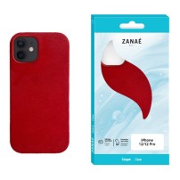 Coque Winter Whisper rouge pour iPhone 12 et 12 Pro.