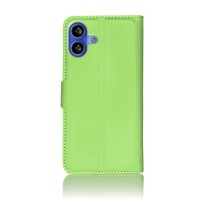 Élégant Étui Portefeuille Zanae pour iPhone 16 Vert