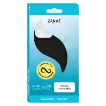 Coque Infinity noire pour iPhone 16 Pro Max.