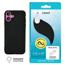 Coque Infinity MagSafe noire pour iPhone 16 Plus