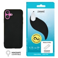 Coque Infinity MagSafe noire pour iPhone 16 Plus