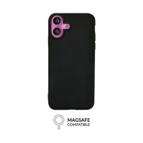 Coque Infinity MagSafe noire pour iPhone 16 Plus